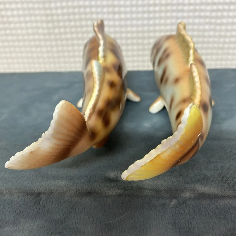 Walleye Pike, salt and pepper shaker set